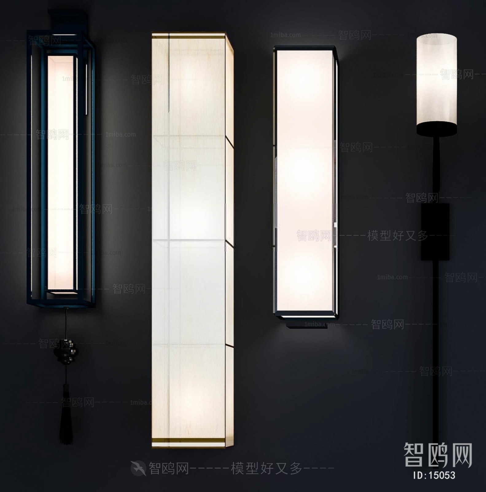 中式新中式壁灯落地灯