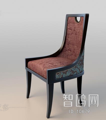 Simple European Style New Classical Style Single Chair