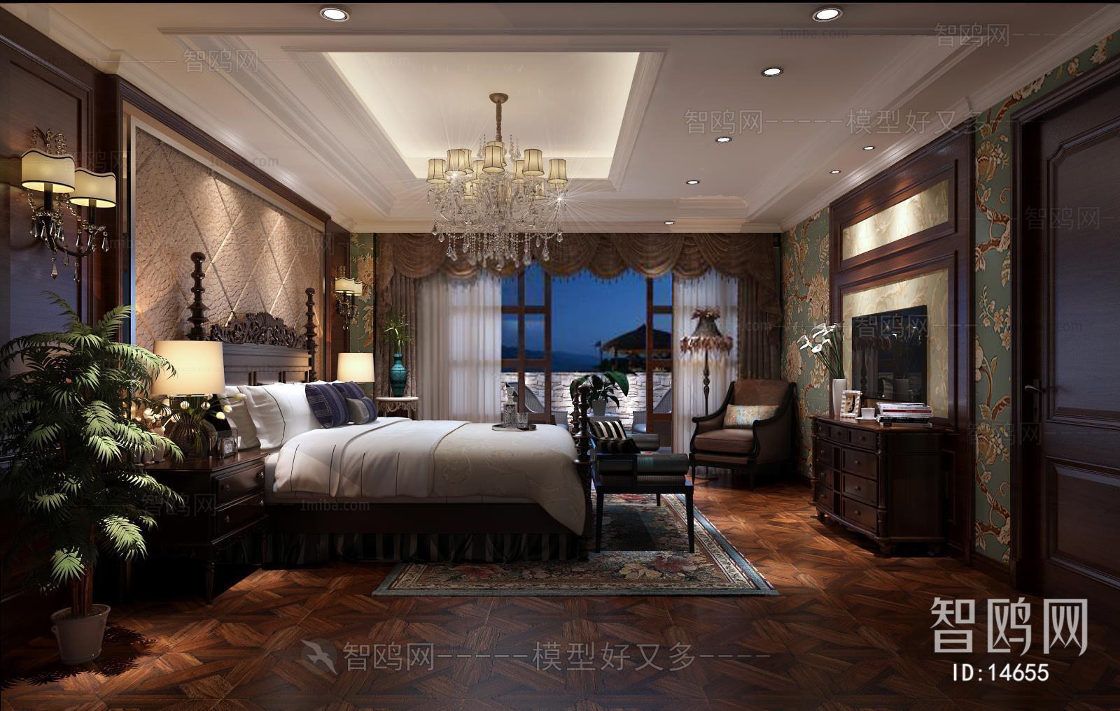 American Style Bedroom