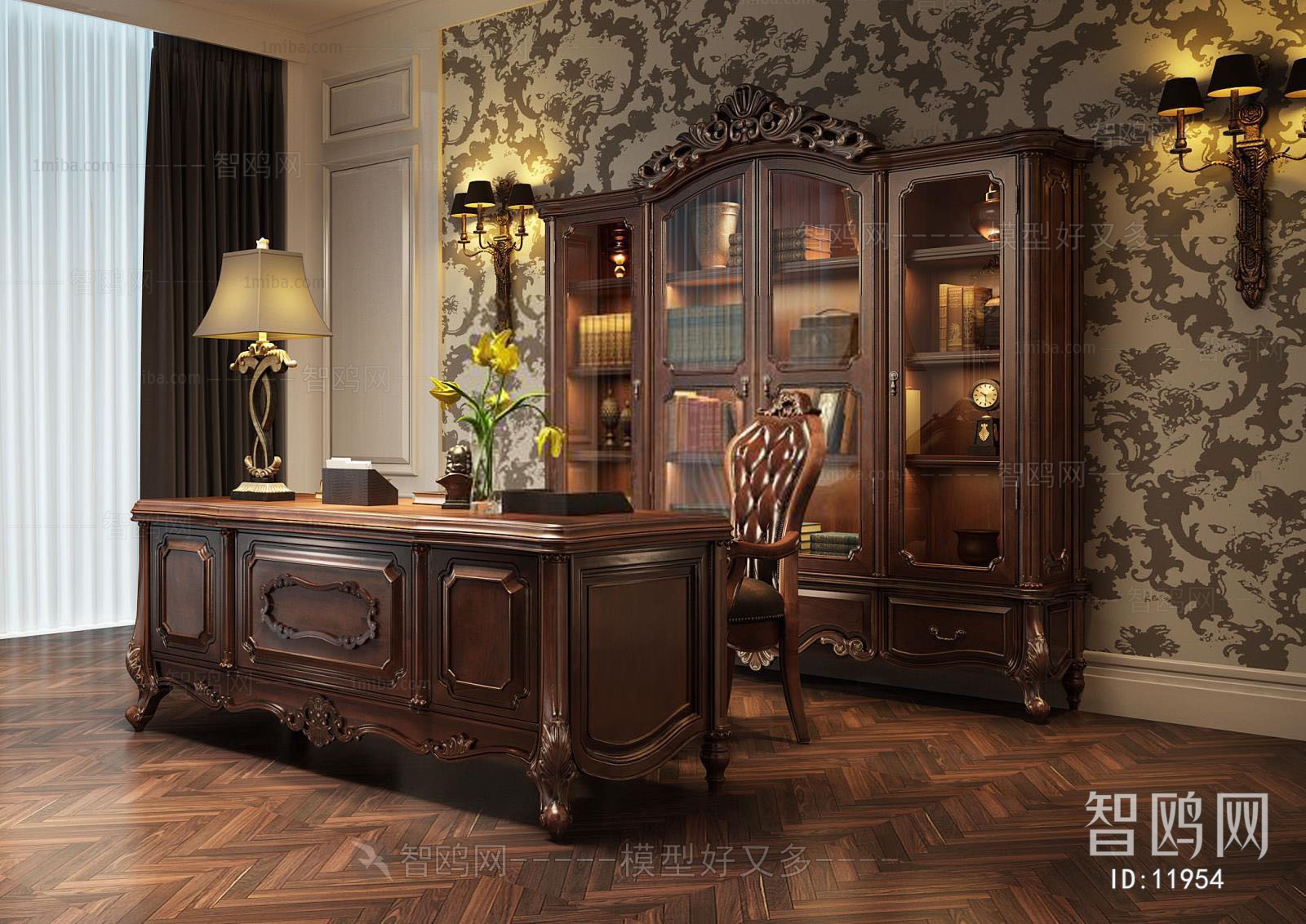 European Style French Style Study Space