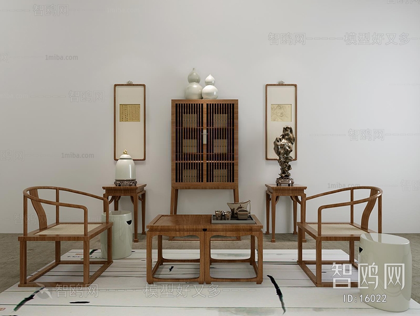 New Chinese Style Bookcase