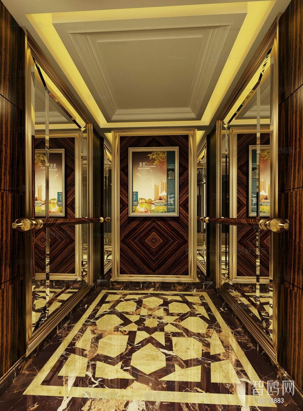 Modern Corridor Elevator Hall