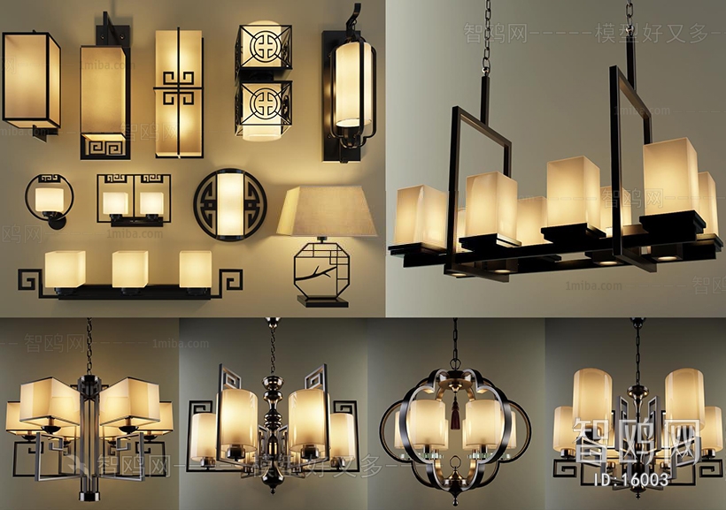 Modern New Chinese Style Droplight