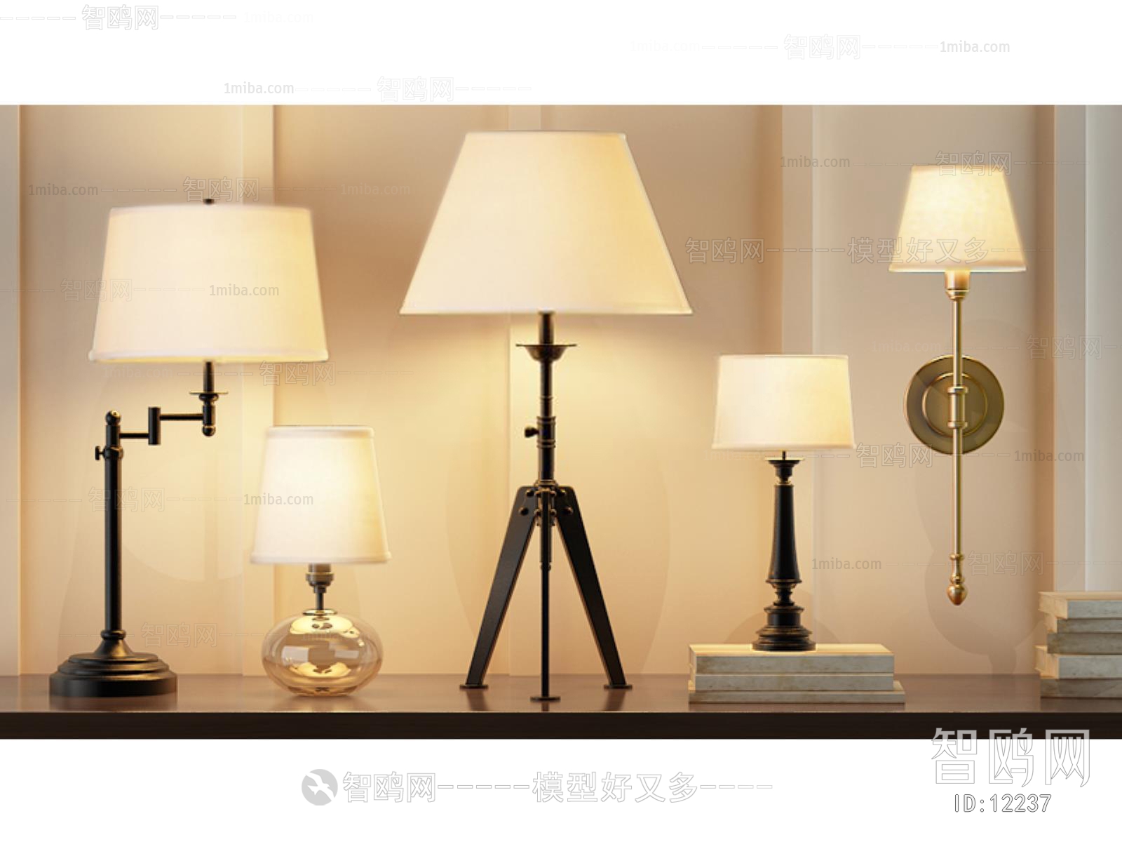 American Style Simple European Style Table Lamp