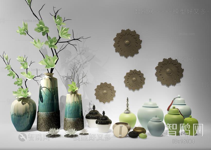 Modern New Chinese Style Wall Decoration