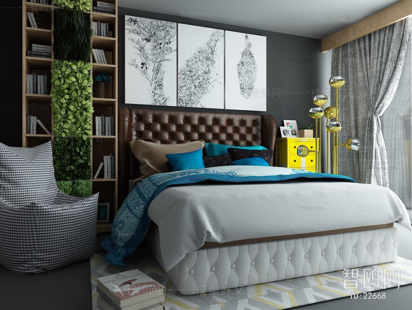 Modern Nordic Style Bedroom