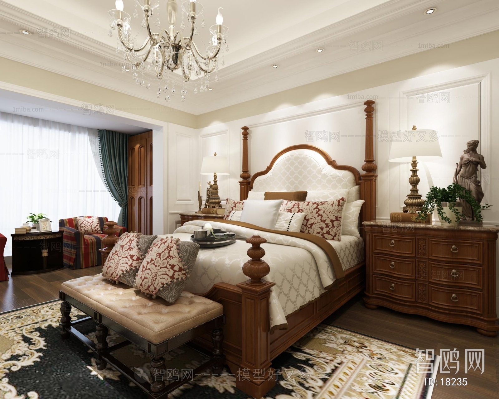 American Style Bedroom