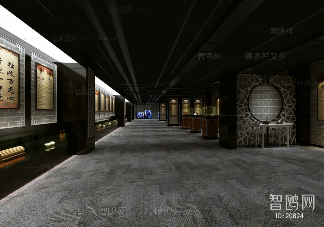 New Chinese Style Exhibition Hall