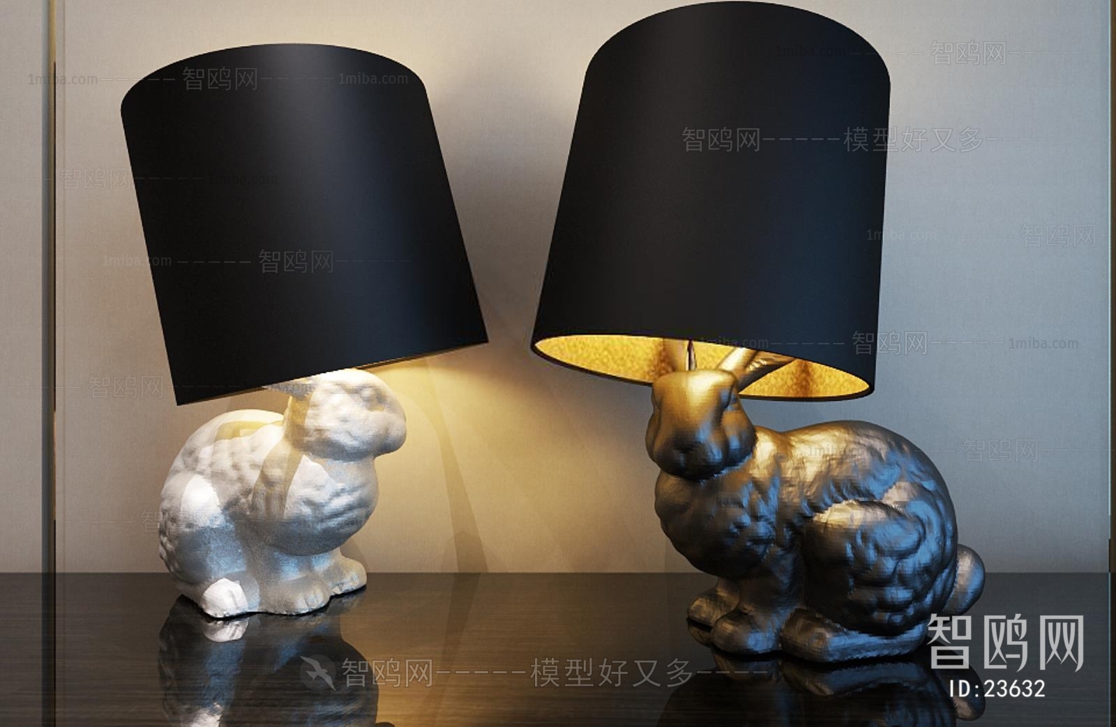 Modern Idyllic Style Table Lamp