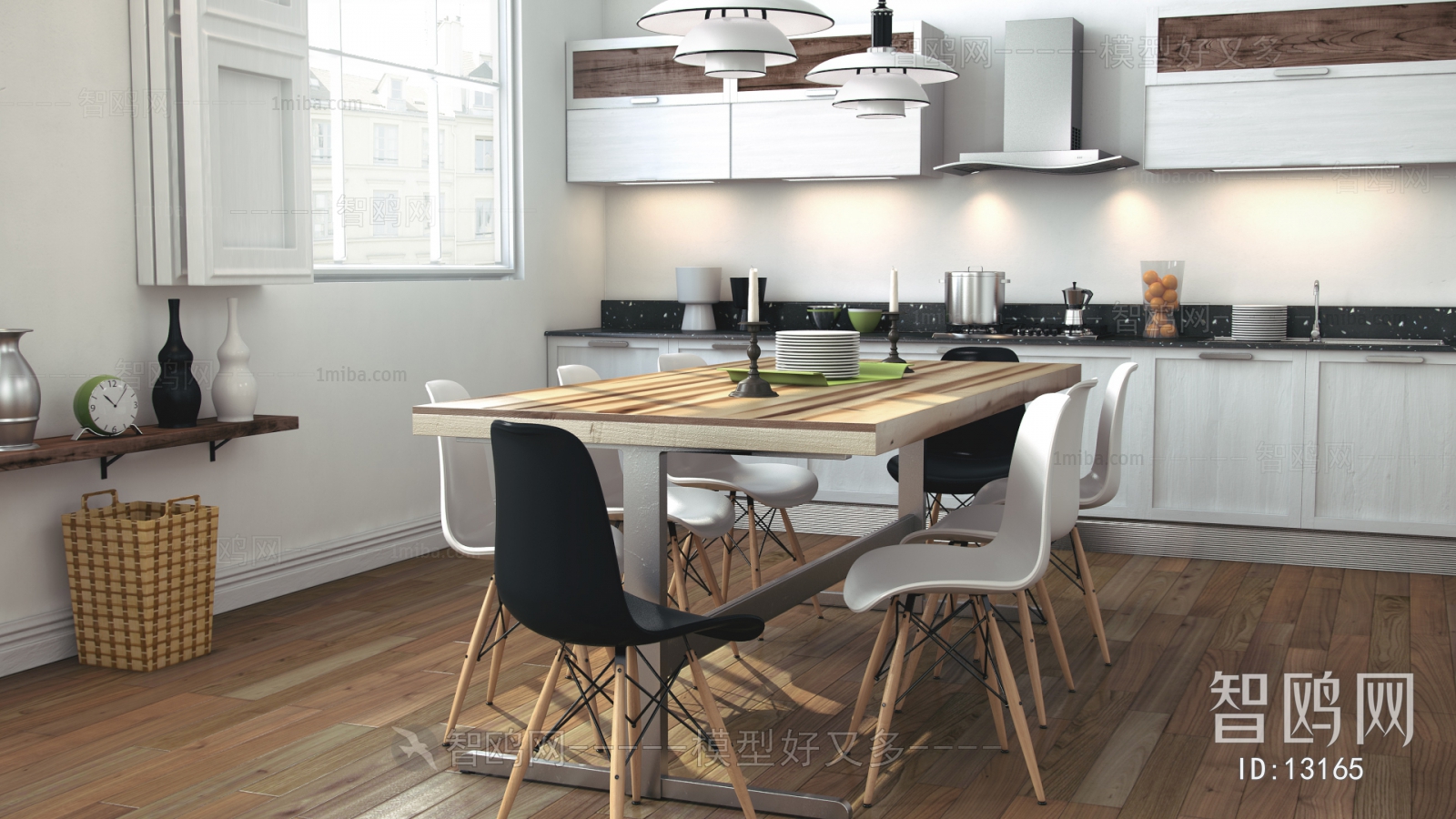 Modern Nordic Style Dining Table And Chairs