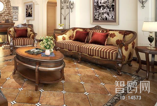 American Style European Style Sofa Combination