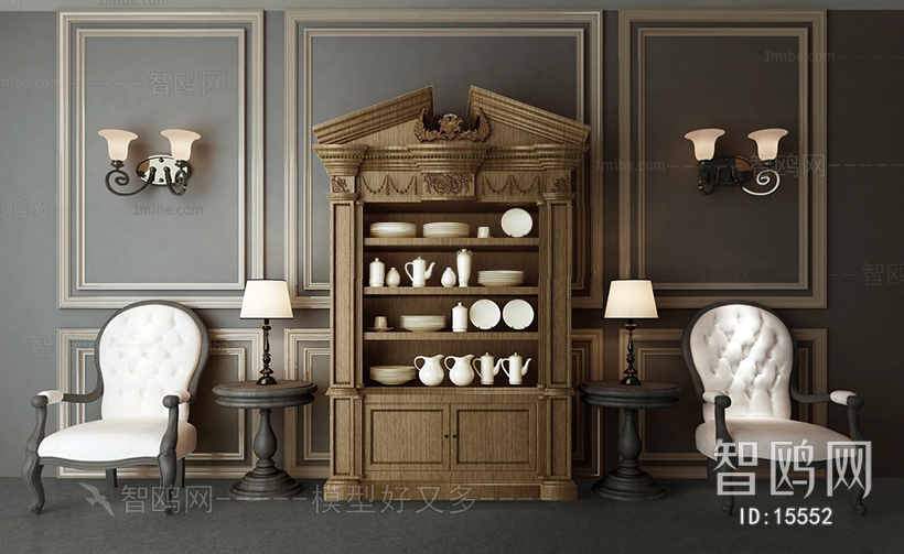 American Style European Style Bookcase