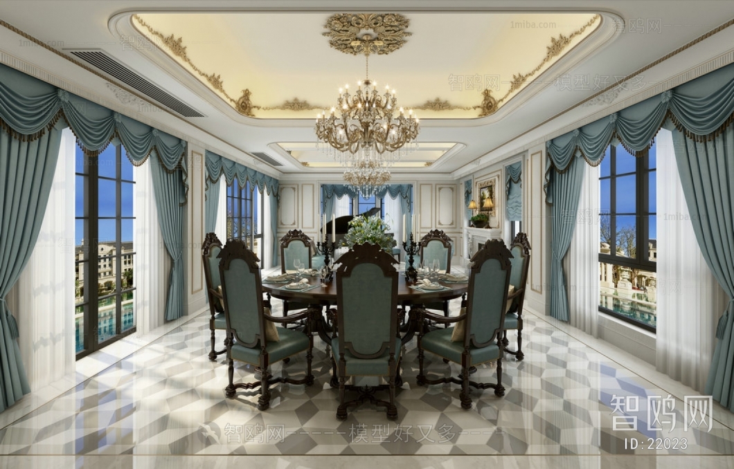 European Style Dining Room