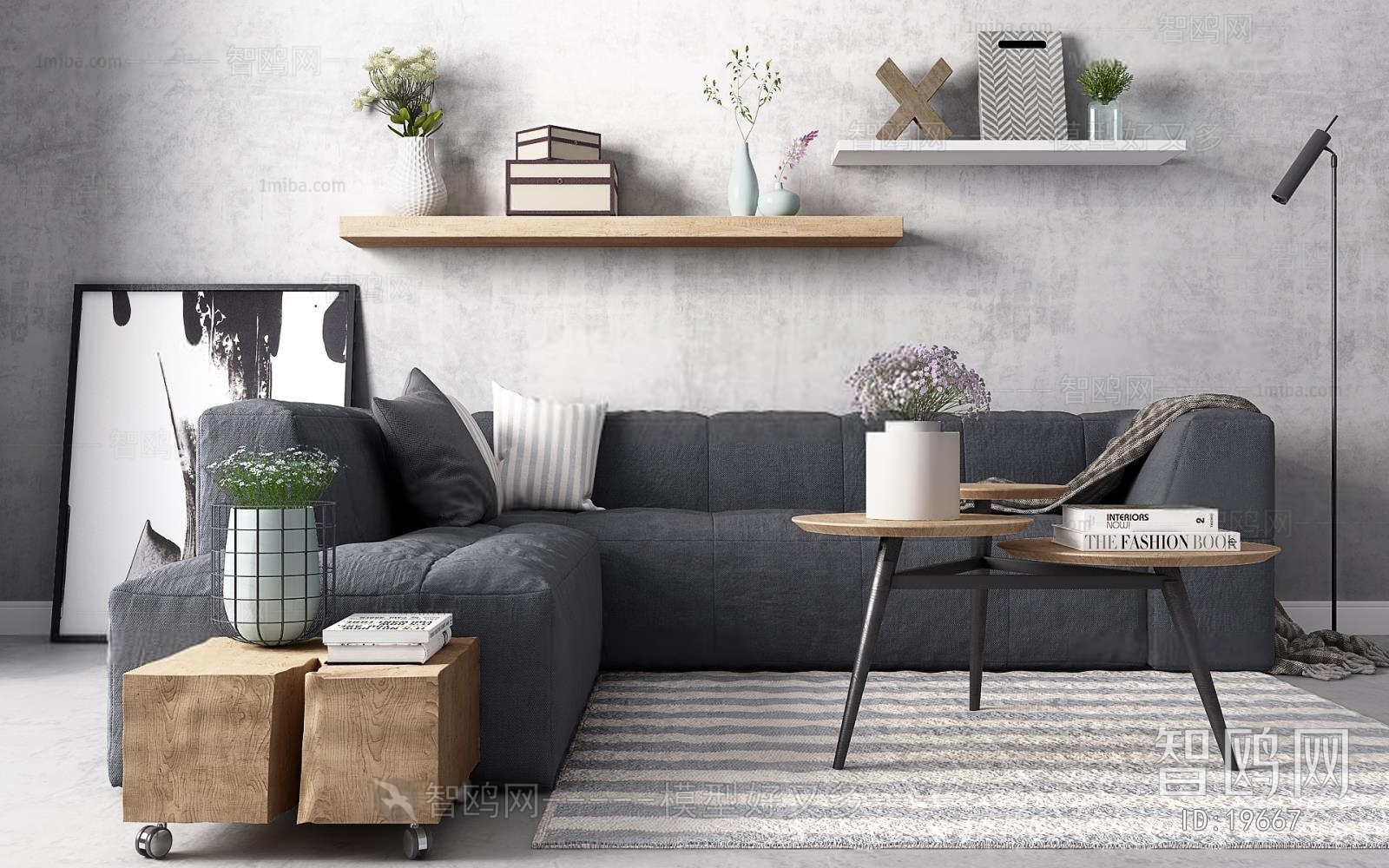 Modern Nordic Style A Living Room