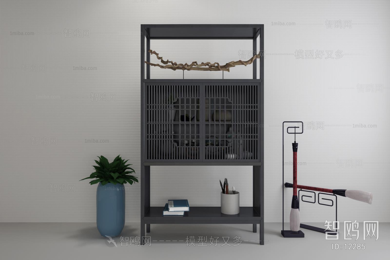 Modern New Chinese Style Side Cabinet/Entrance Cabinet