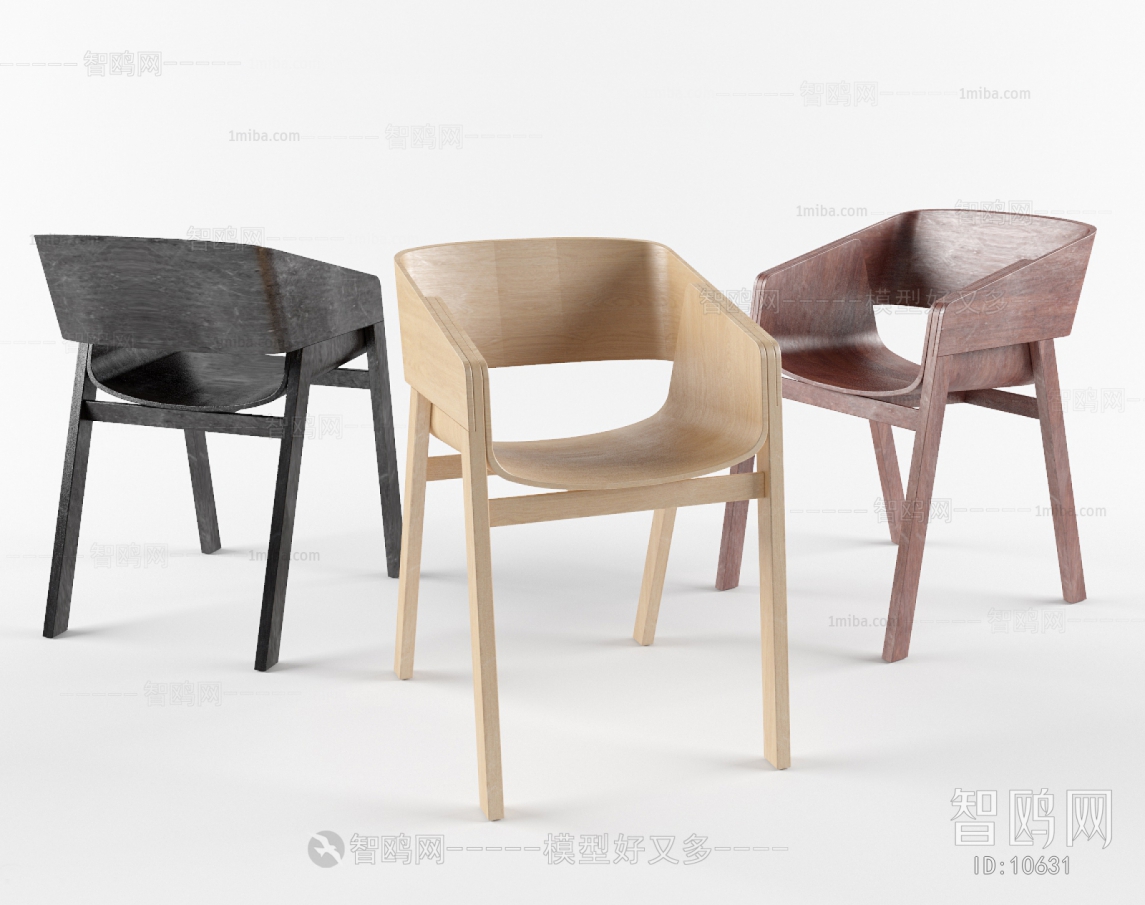 Nordic Style New Classical Style Single Chair