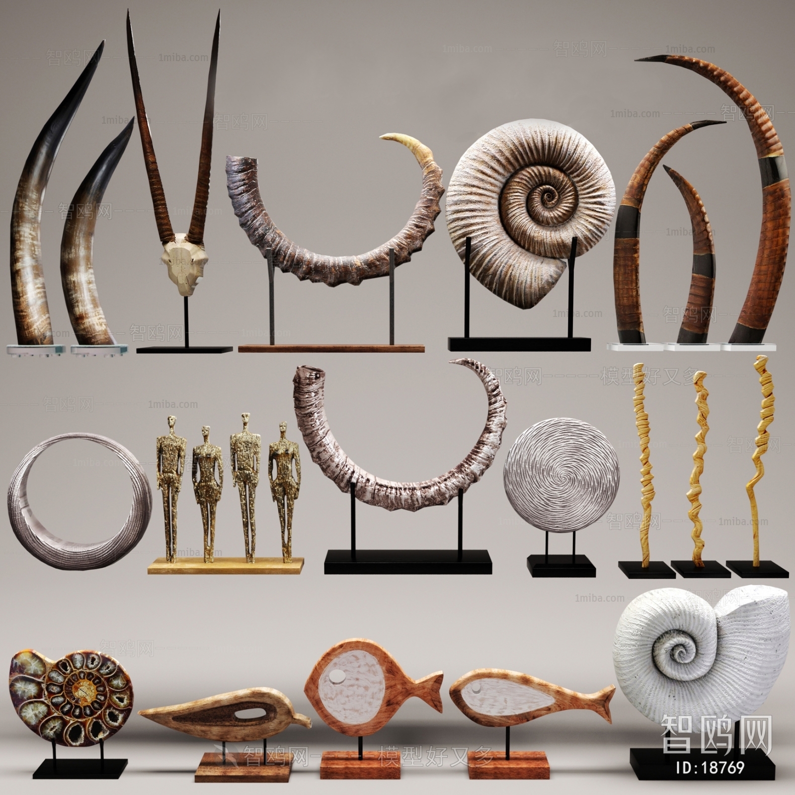 Industrial Style New Chinese Style Country Style Decorative Set