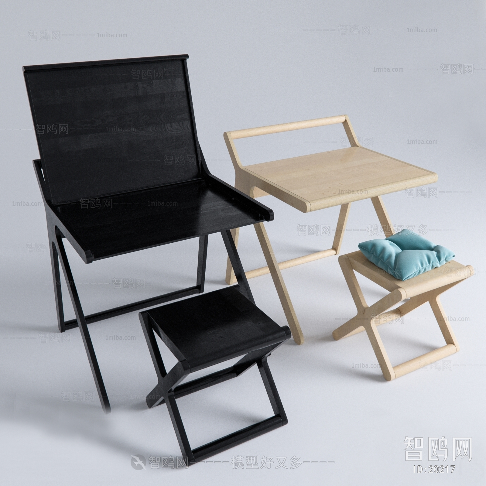 Modern Nordic Style Children's Table/chair