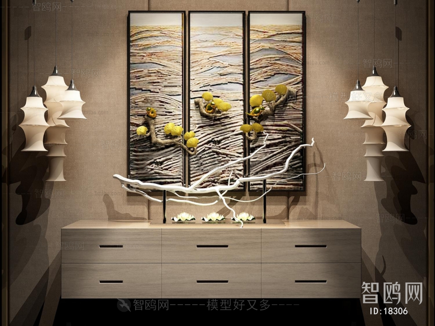 Modern New Chinese Style Painting