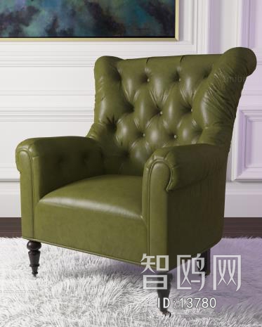 American Style New Classical Style Single Sofa
