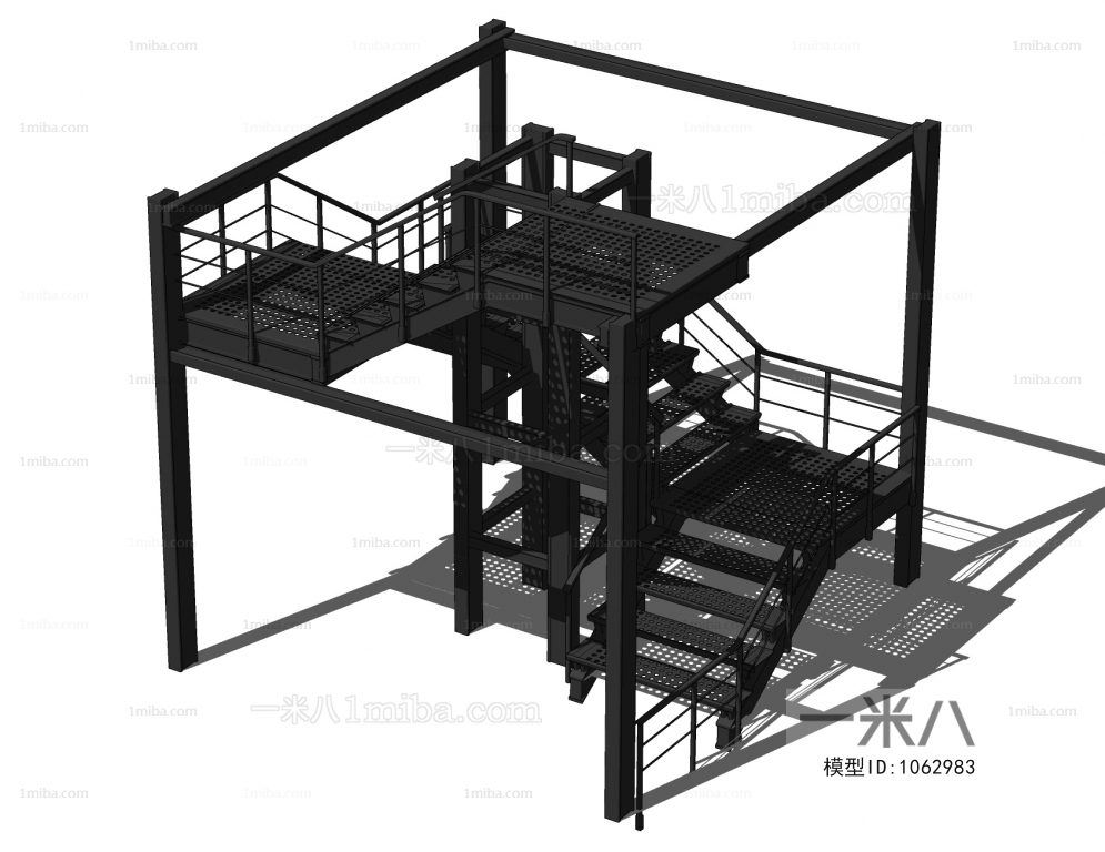 工业铁艺楼梯