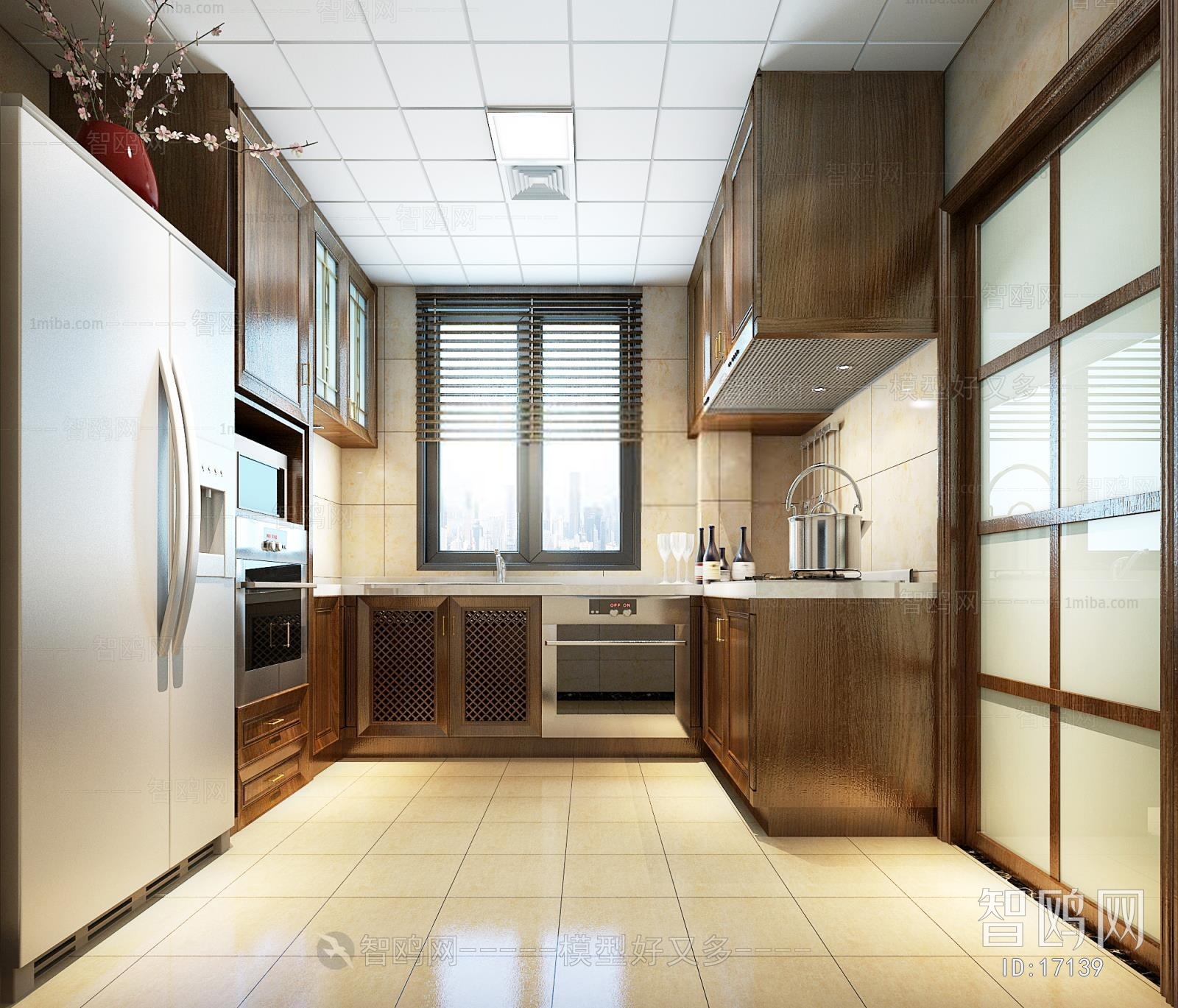 Modern Simple European Style The Kitchen