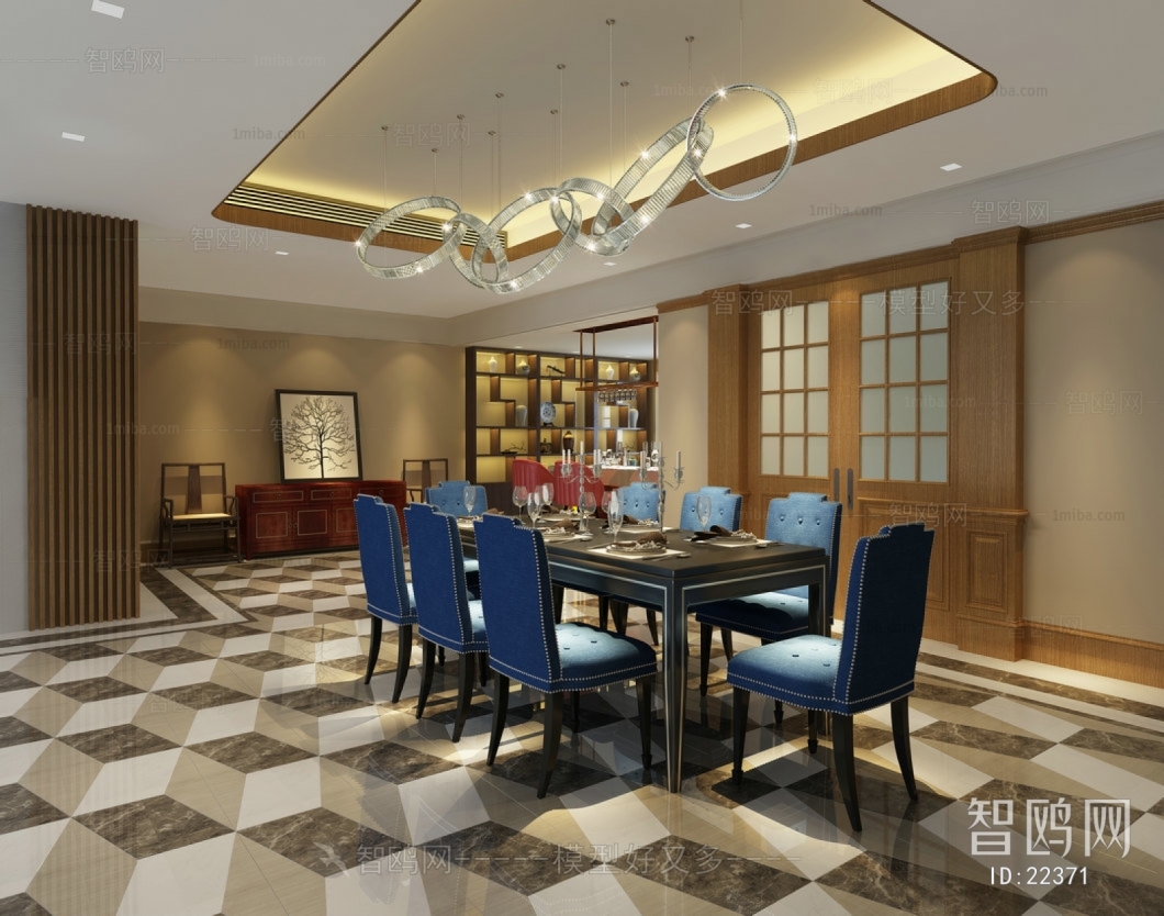 Modern New Chinese Style Dining Room