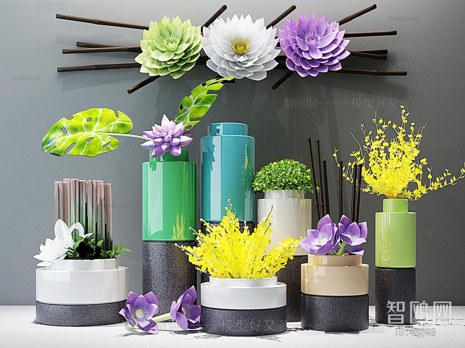 Modern New Chinese Style Flowers