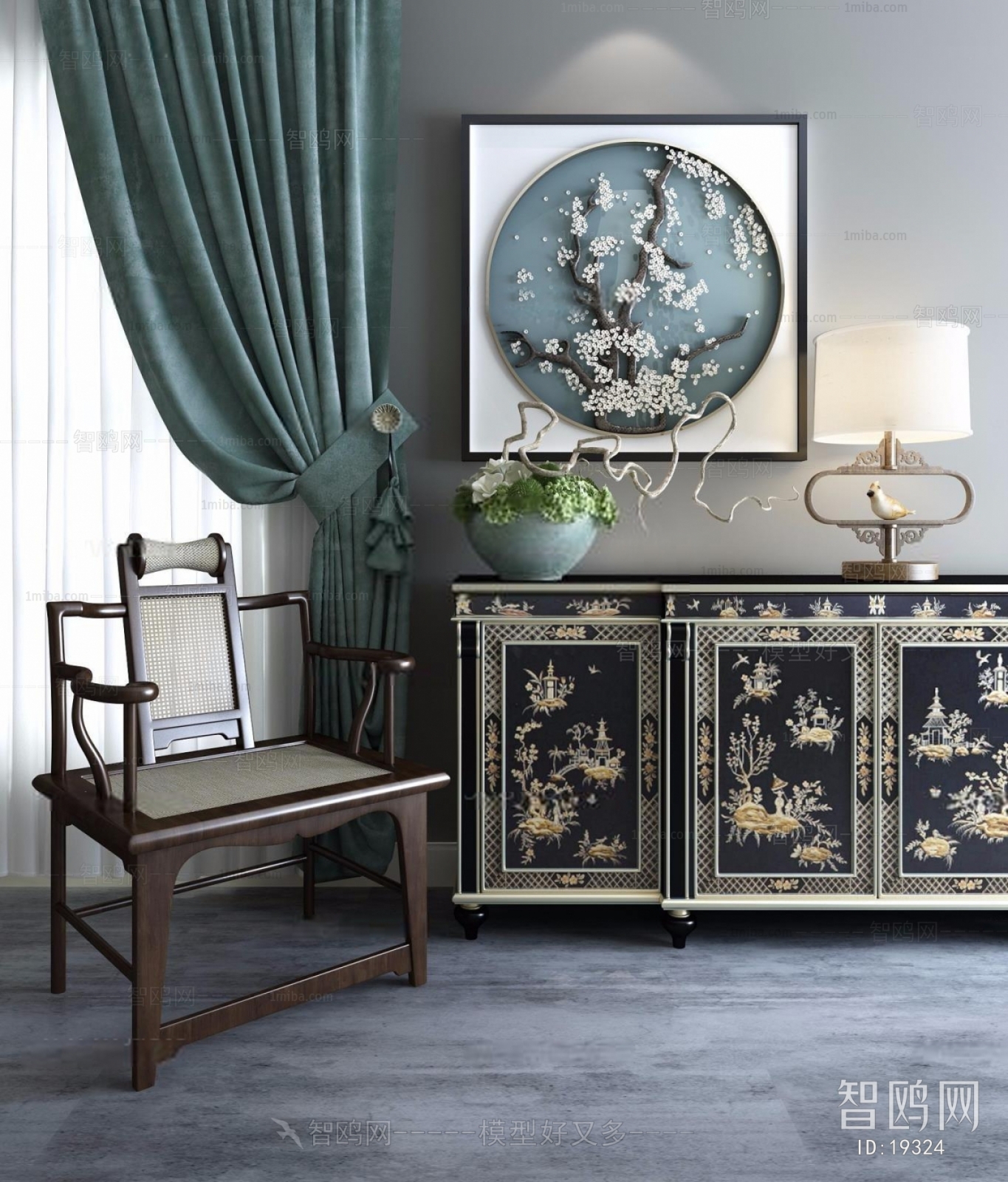 New Chinese Style Side Cabinet/Entrance Cabinet