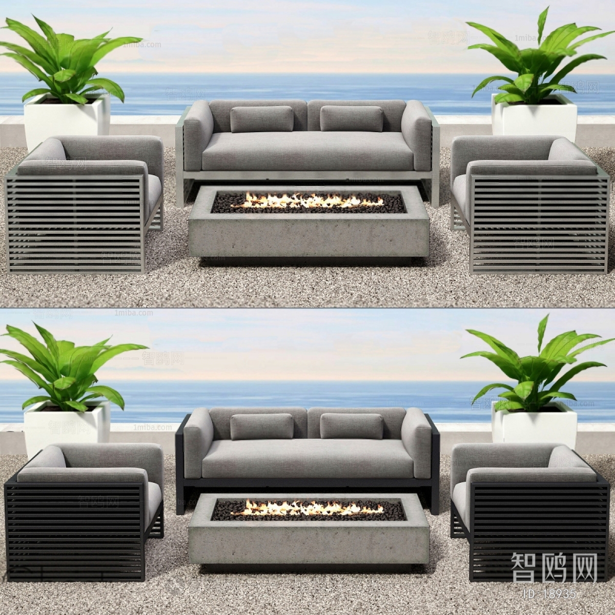 Modern Outdoor Sofa