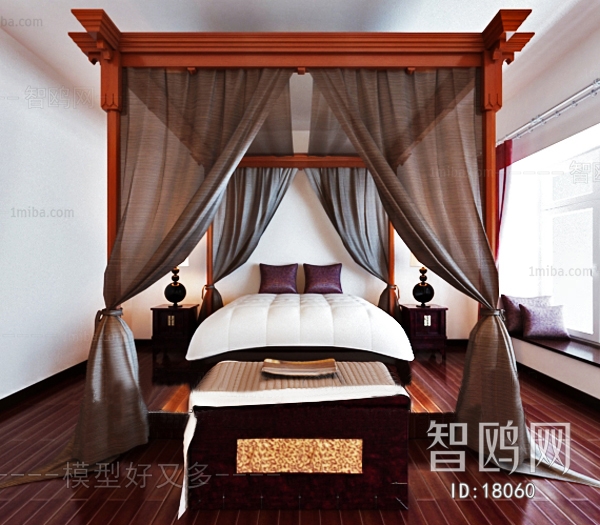 New Chinese Style Bedroom