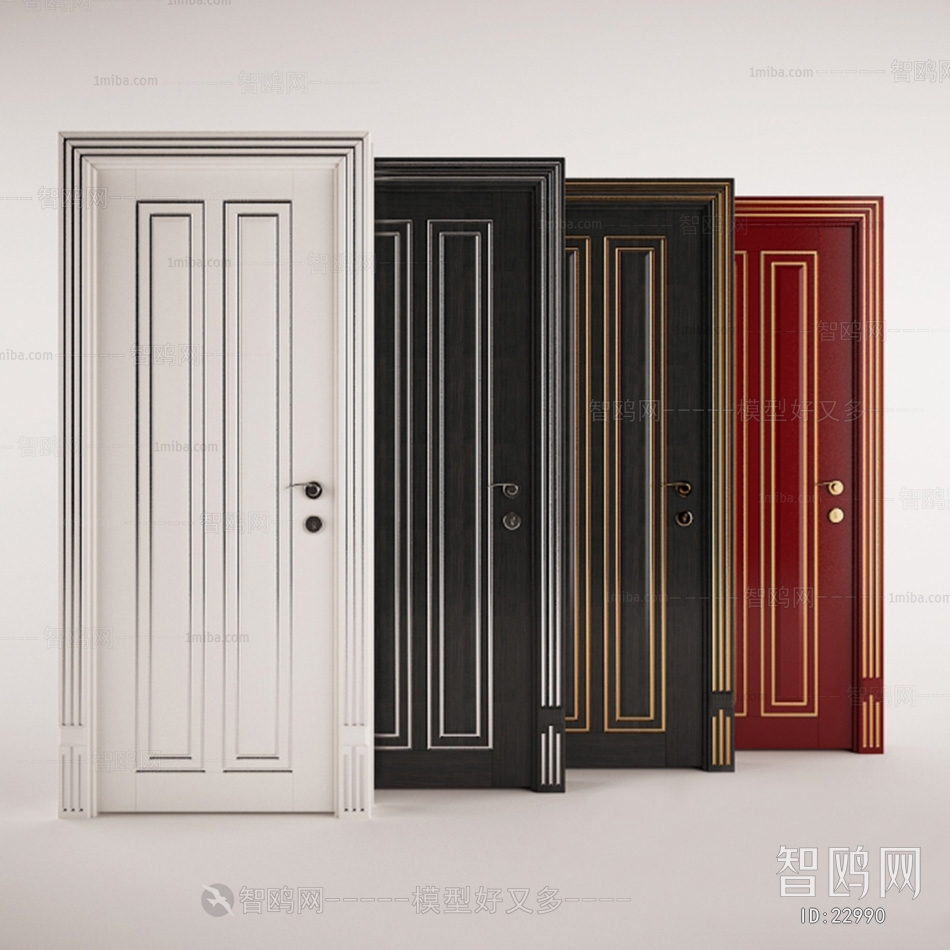 Modern Simple European Style Door