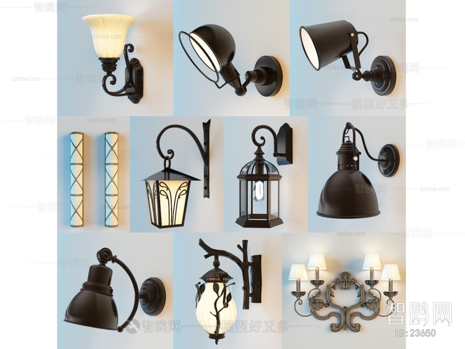 American Style Industrial Style Wall Lamp