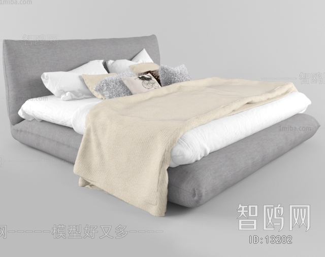 Modern Simple Style Double Bed