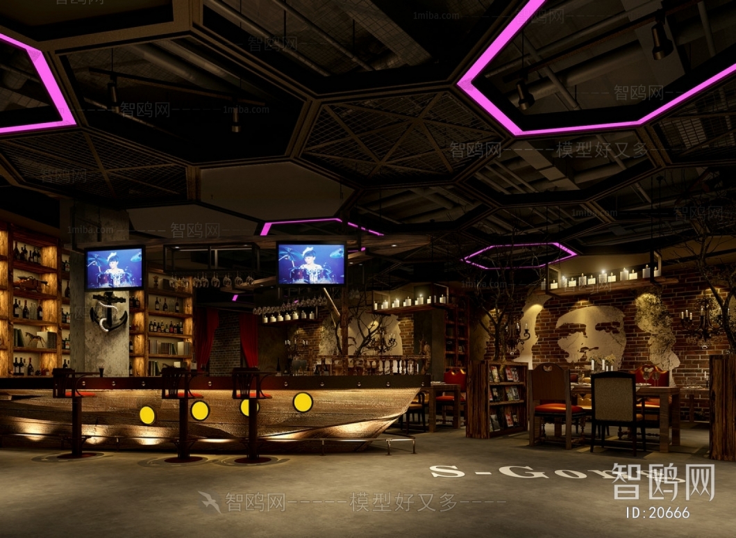 Industrial Style Ktv  Bar