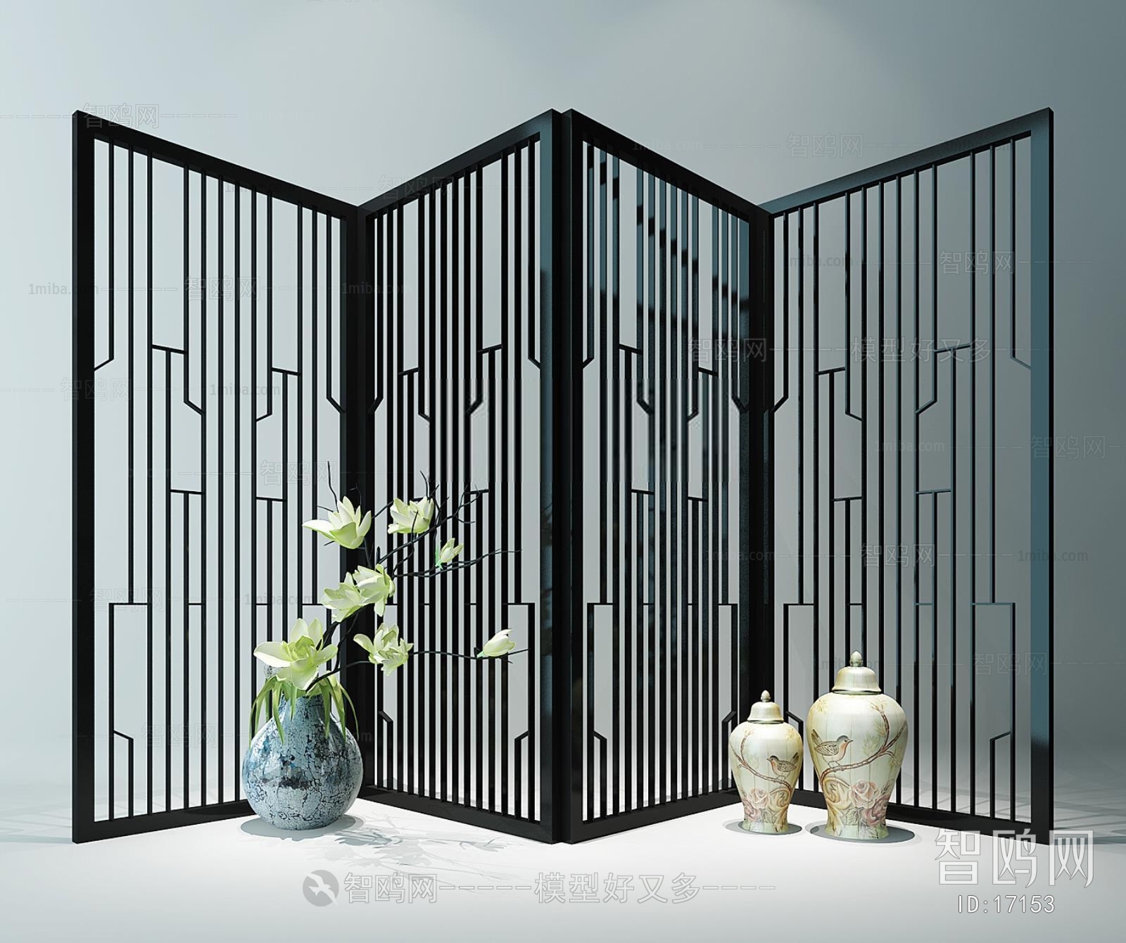 Modern New Chinese Style Partition