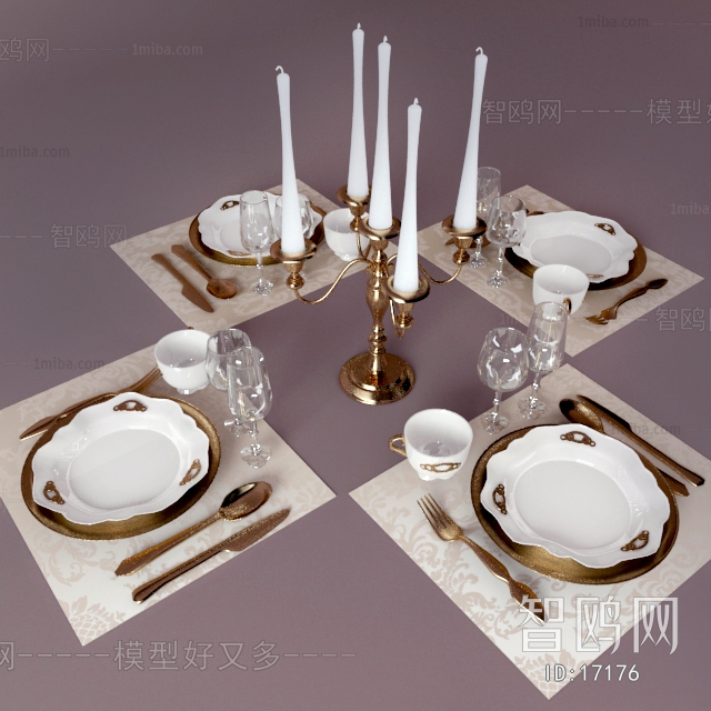 European Style Cutlery/tea Set