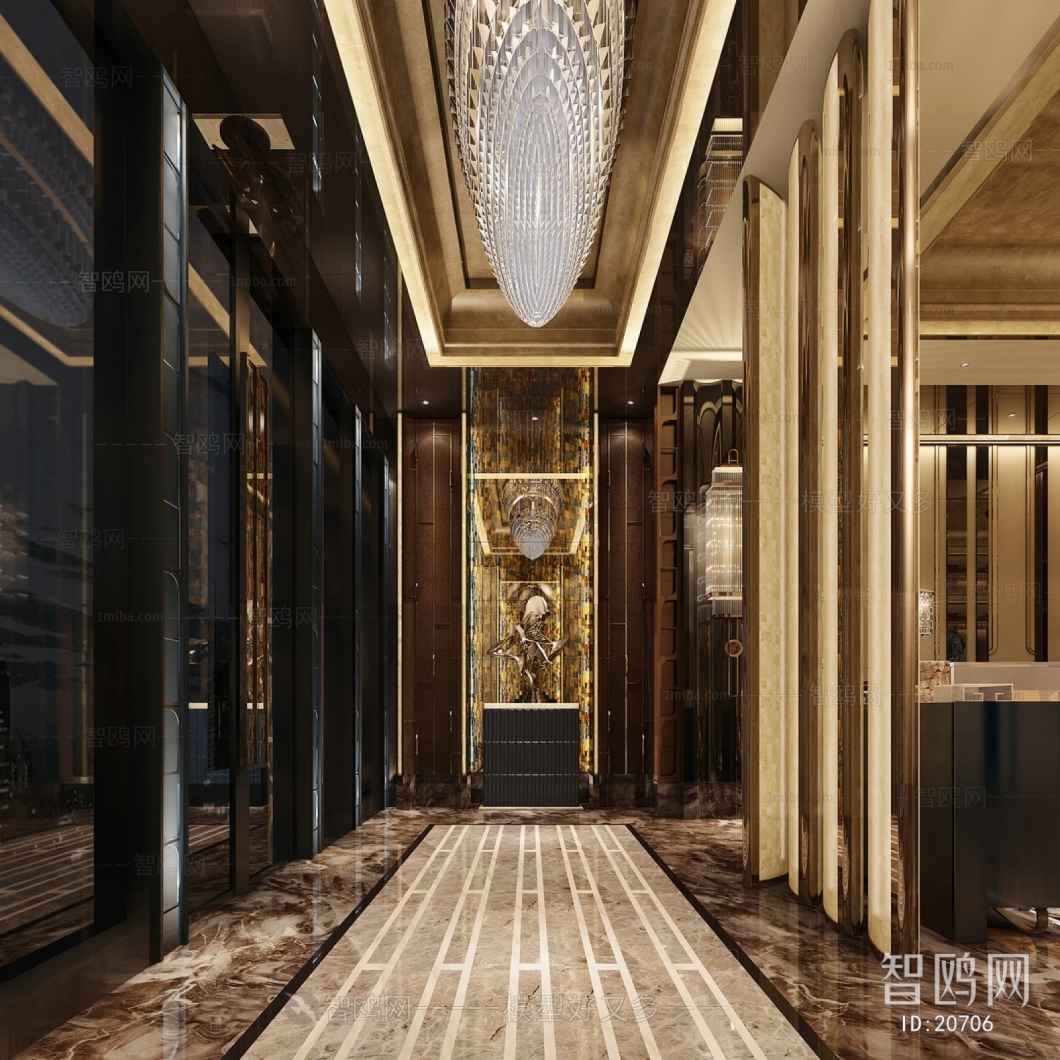 Modern Corridor Elevator Hall