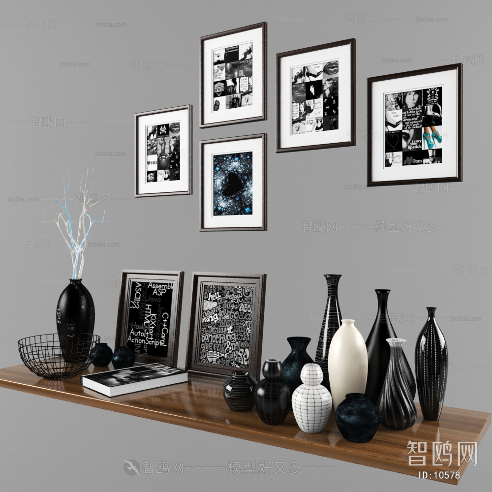 Modern New Chinese Style Simple European Style Decorative Set