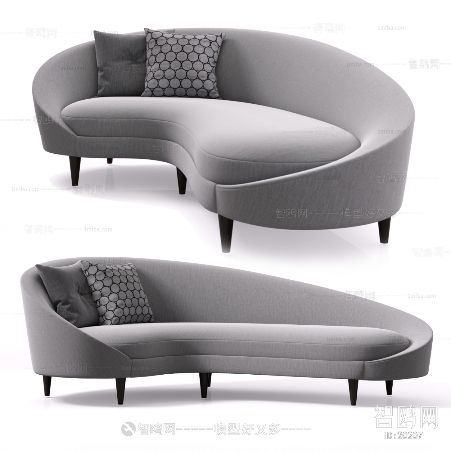 Modern Multi Person Sofa