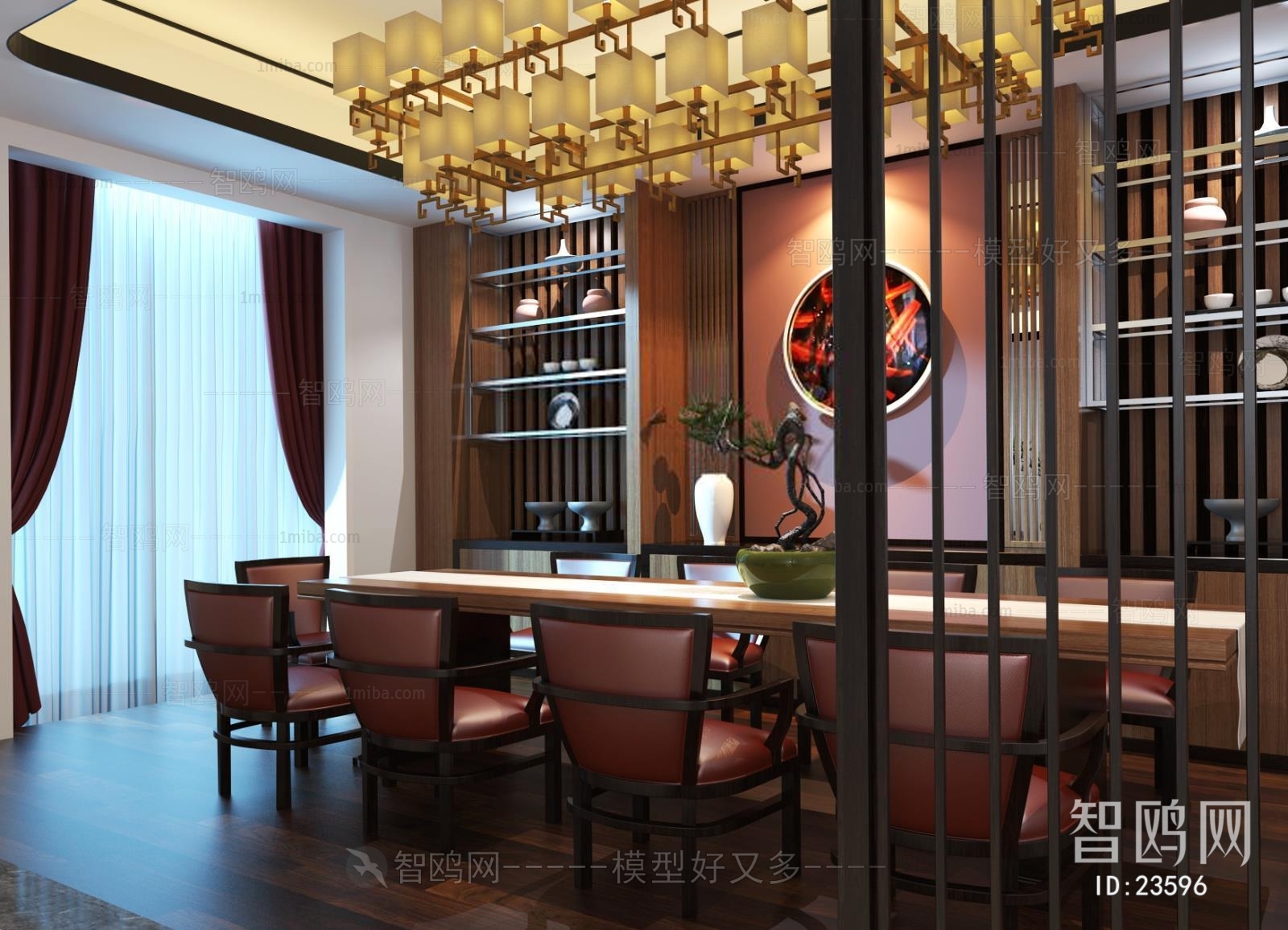 New Chinese Style Dining Room