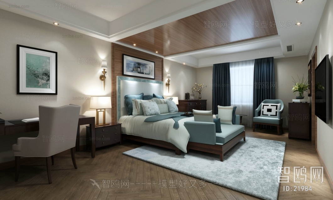 Modern New Chinese Style Bedroom