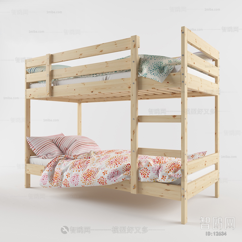 Modern Nordic Style Child's Bed