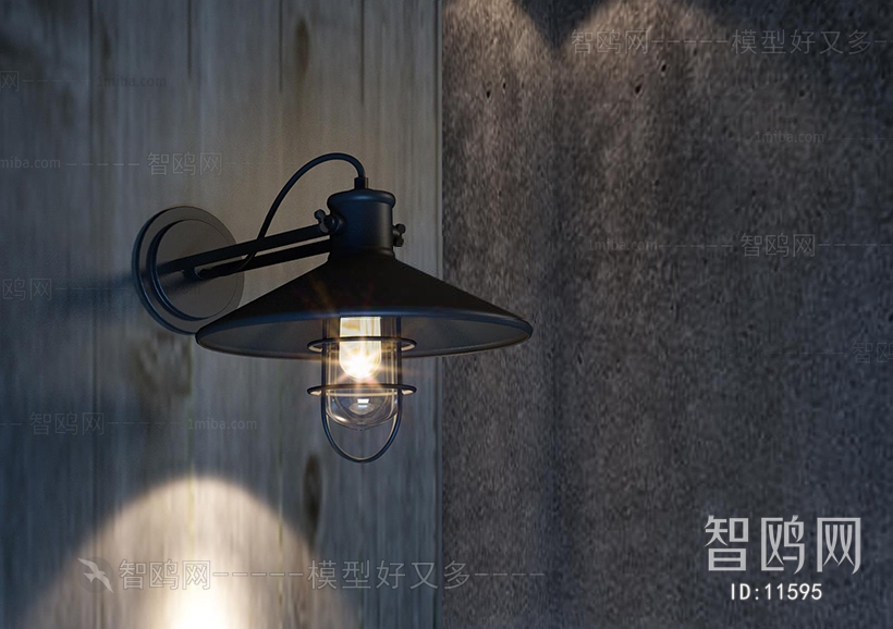 Industrial Style Wall Lamp