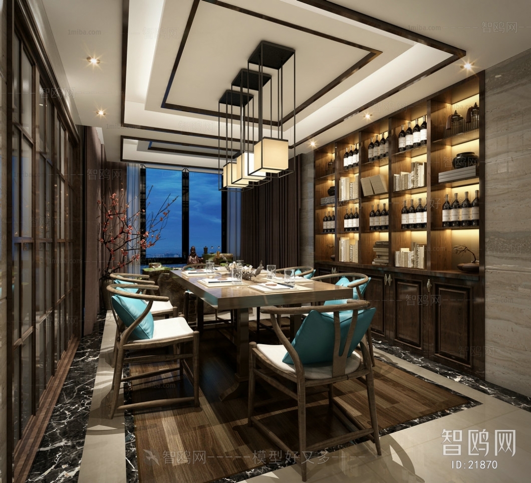 New Chinese Style Dining Room