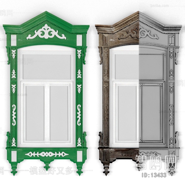 American Style European Style Door