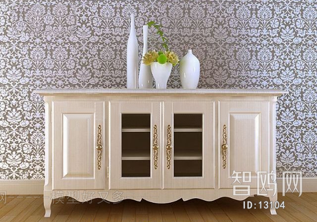 American Style Simple European Style TV Cabinet