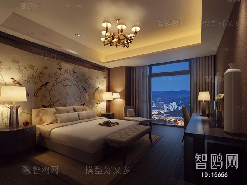 Modern New Chinese Style Bedroom