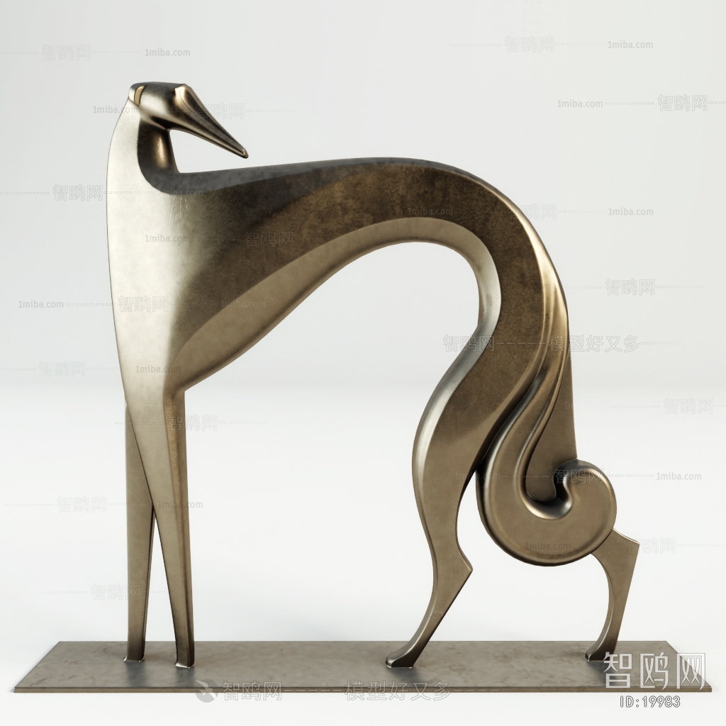 Modern Post Modern Style Sculpture