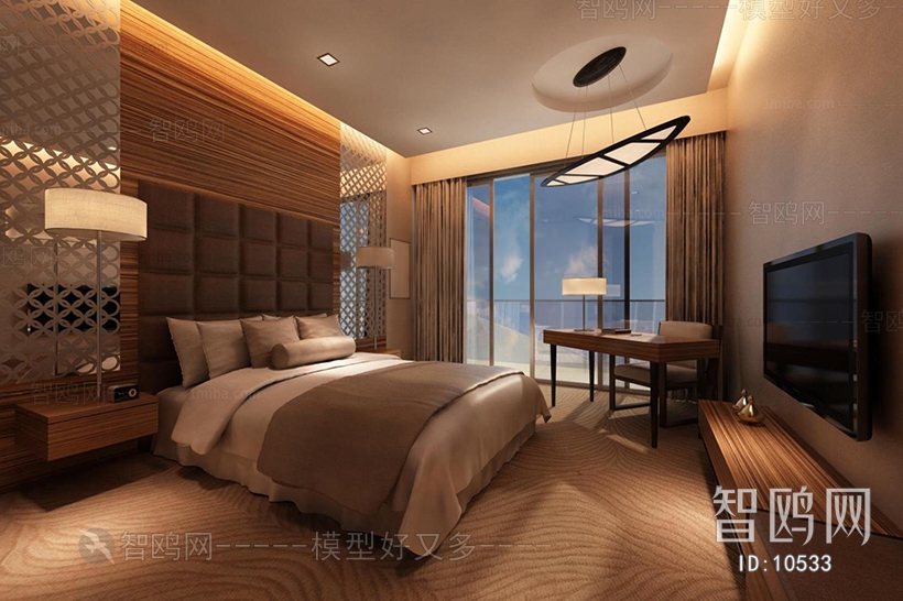 Modern Chinese Style Simple Style New Chinese Style Bedroom